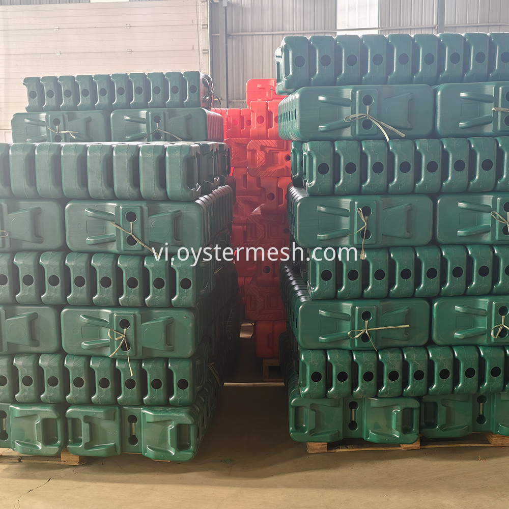 plastic fence base green (2)